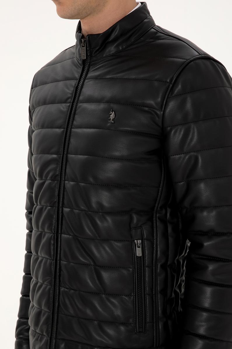 Erkek Siyah Deri Ceket