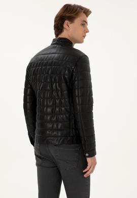 Erkek Siyah Deri Ceket - 50317321006