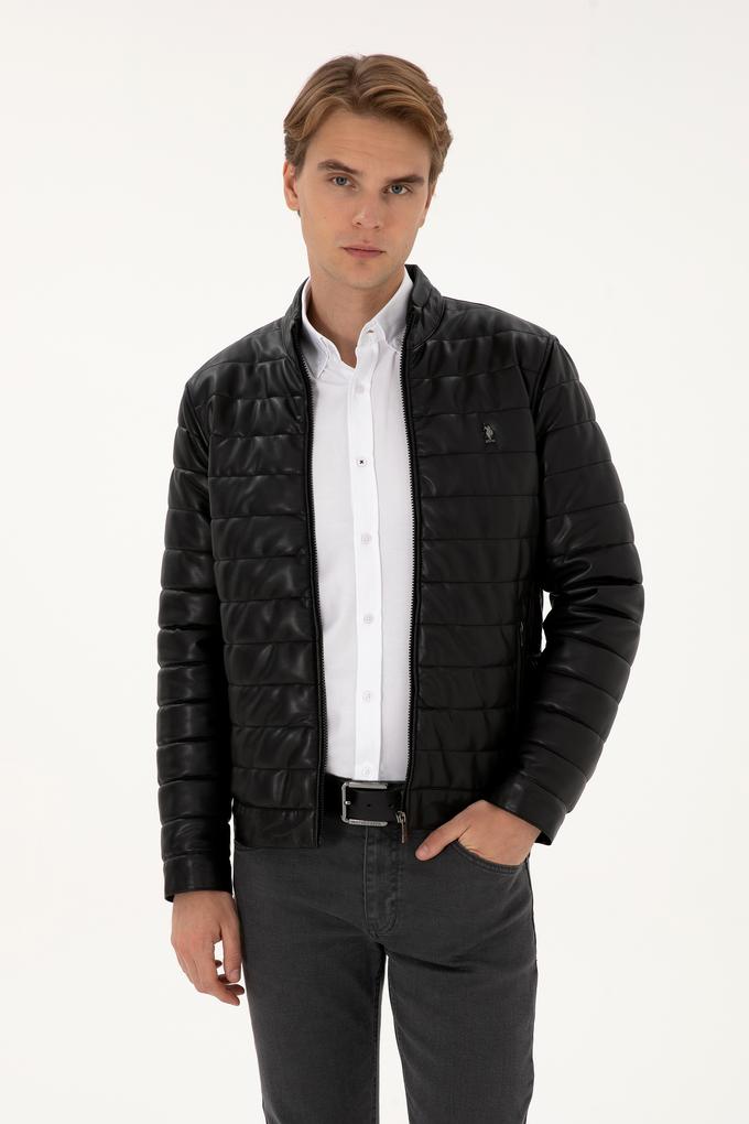 Erkek Siyah Deri Ceket