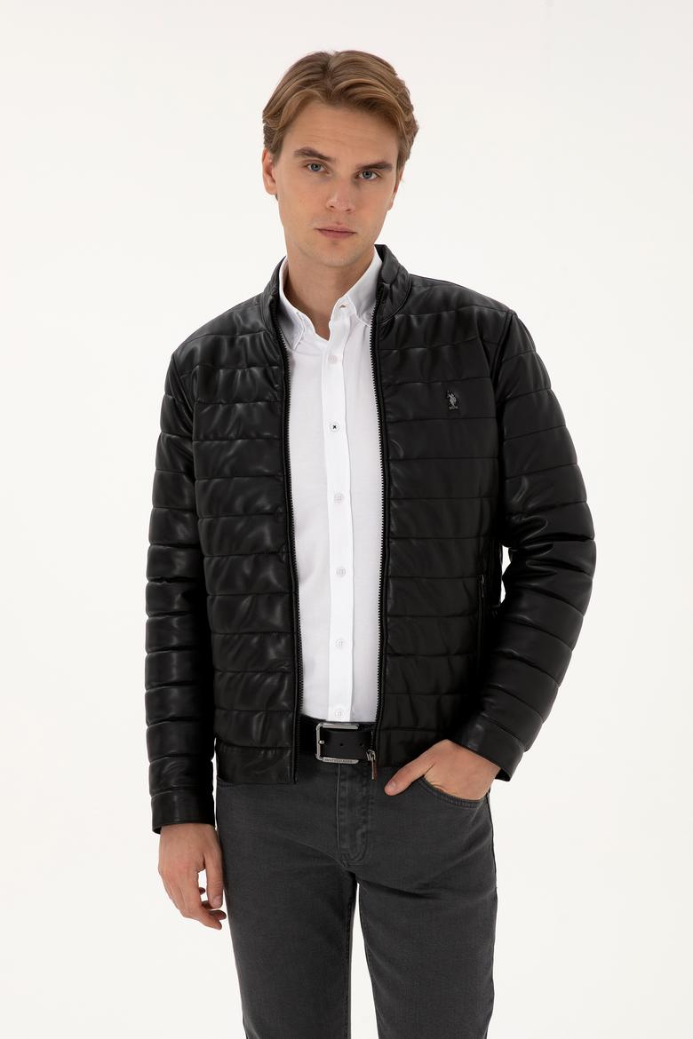 Erkek Siyah Deri Ceket