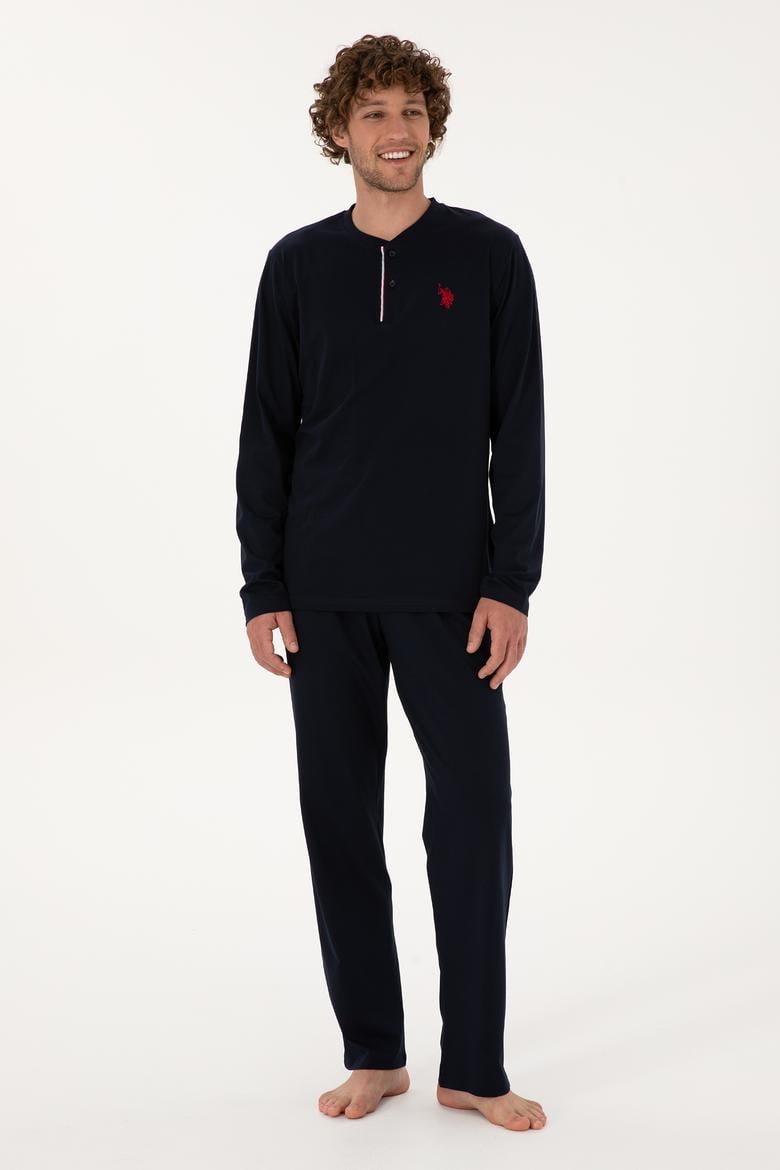 Erkek Lacivert Pijama Takımı - 50318600005