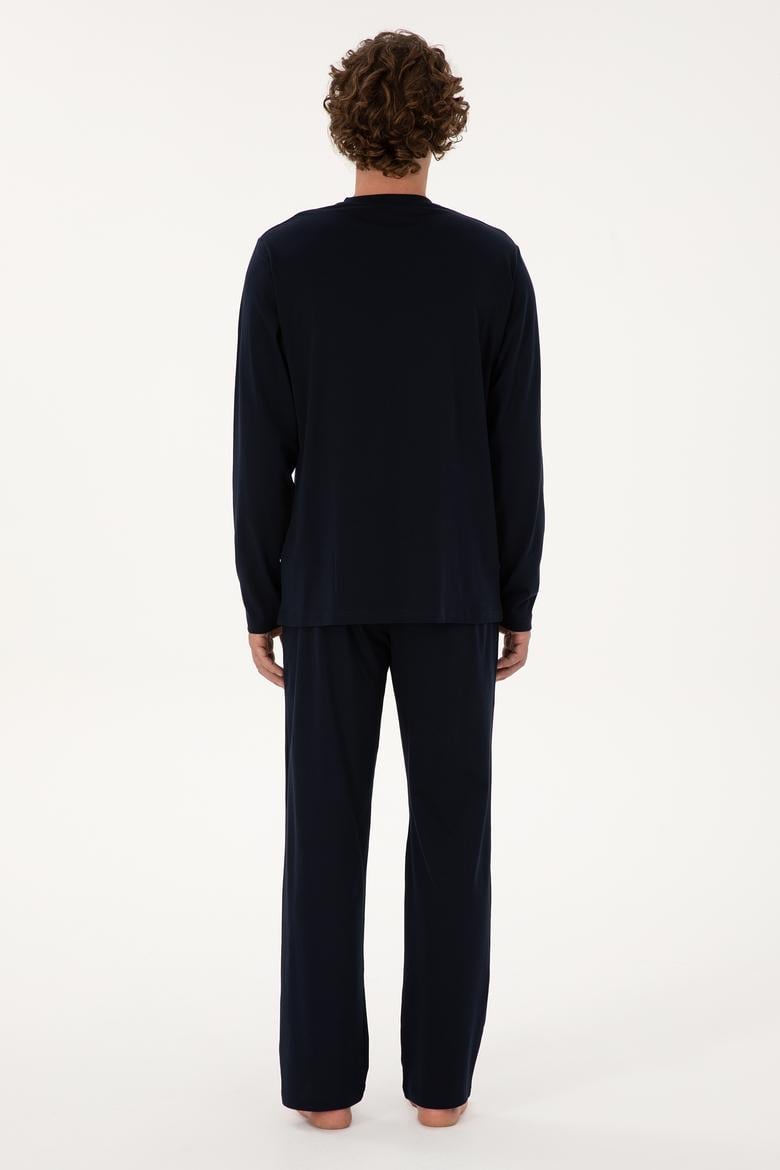 Erkek Lacivert Pijama Takımı - 50318600005