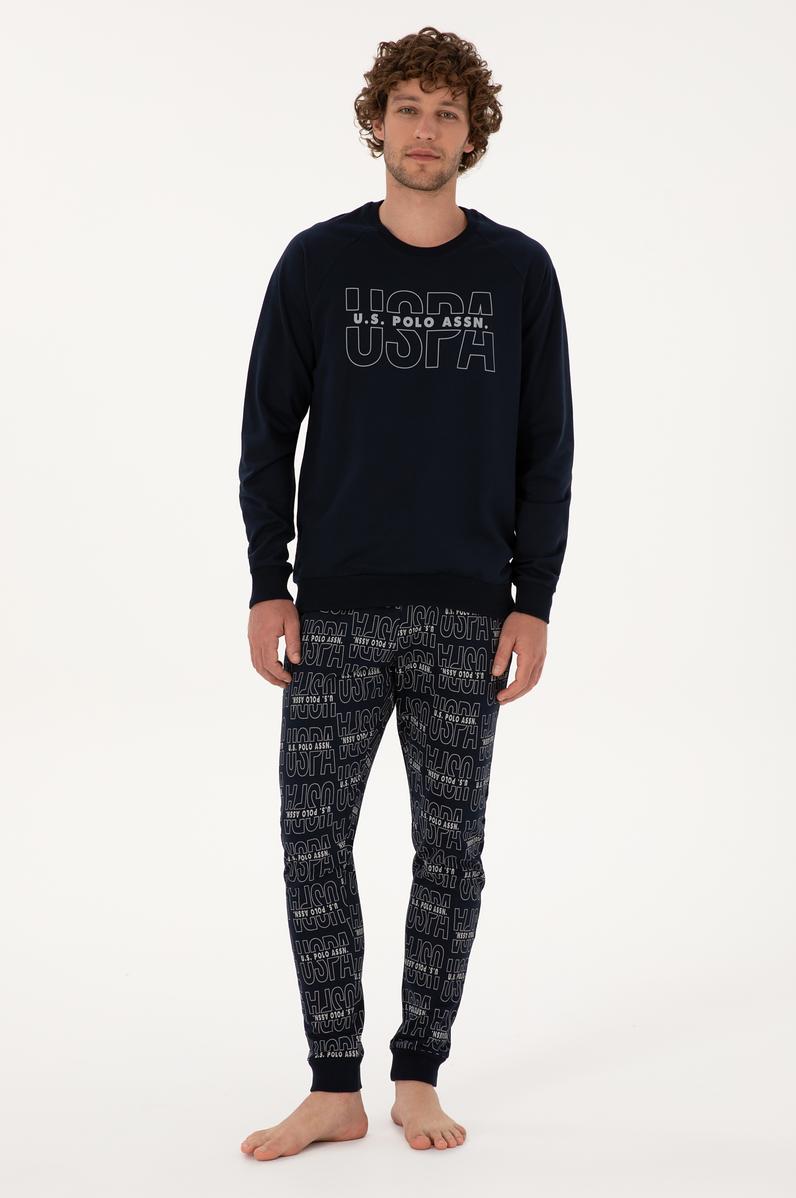 Erkek Lacivert Pijama Takımı