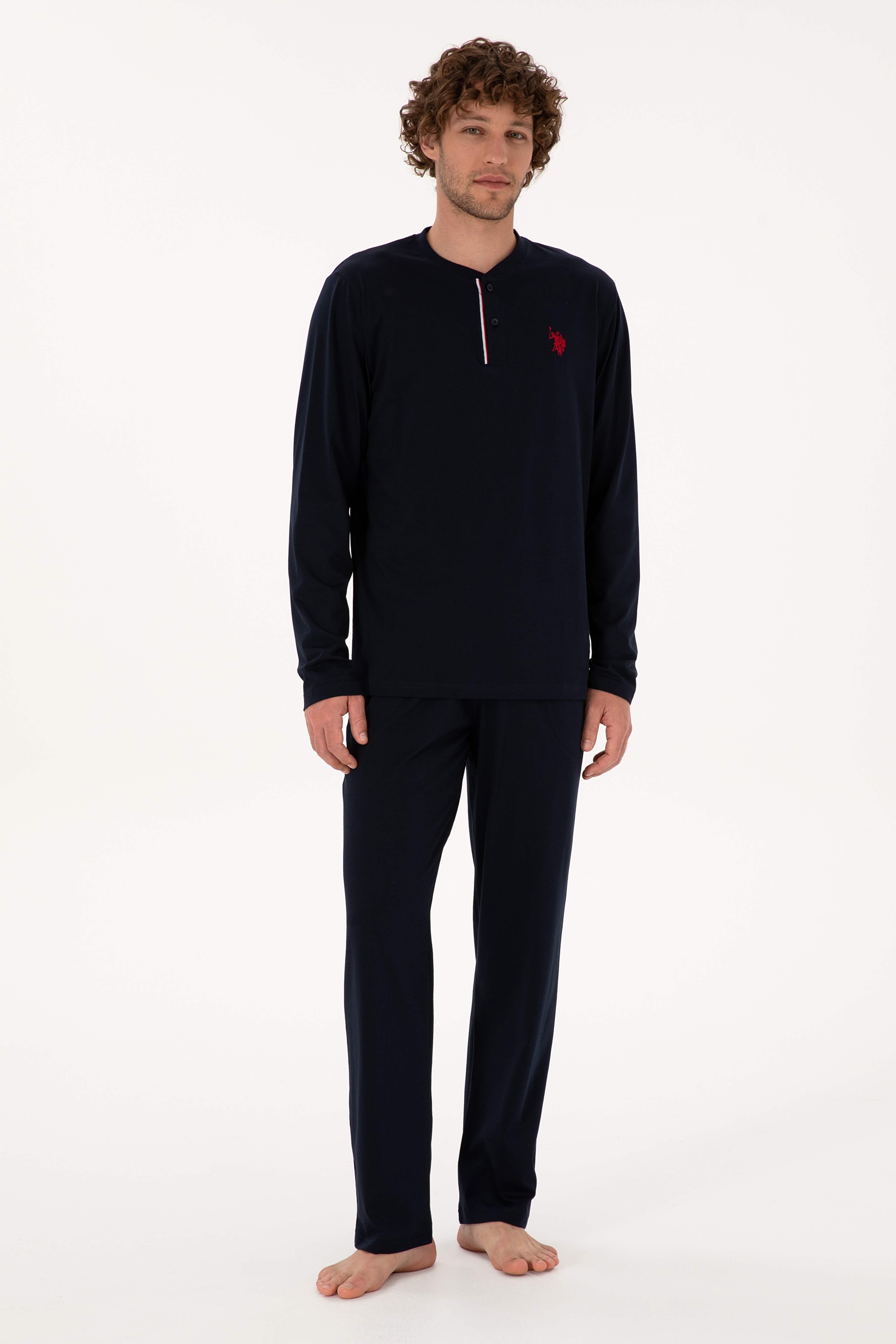 Erkek Lacivert Pijama Takımı - Image 1