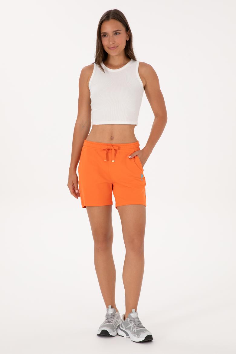 Kadın Nar Çiçeği Örme Şort - 50300840036