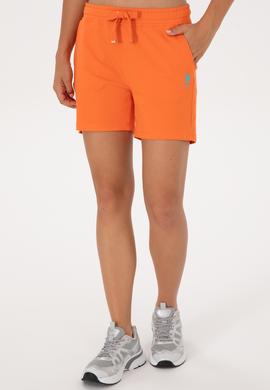 Kadın Nar Çiçeği Örme Şort - 50300840036