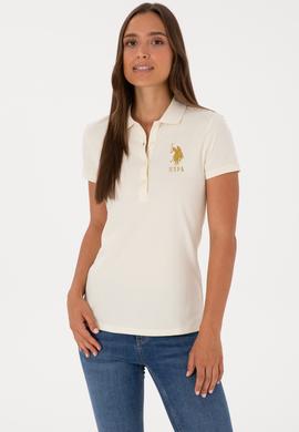 Kadın Krem Basic Tişört - 50300883022