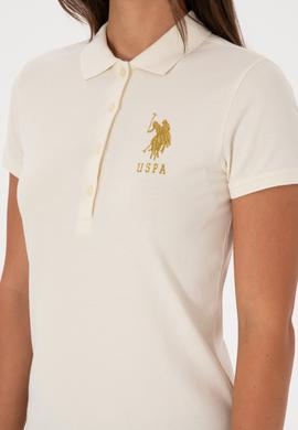 Kadın Krem Basic Tişört - 50300883022