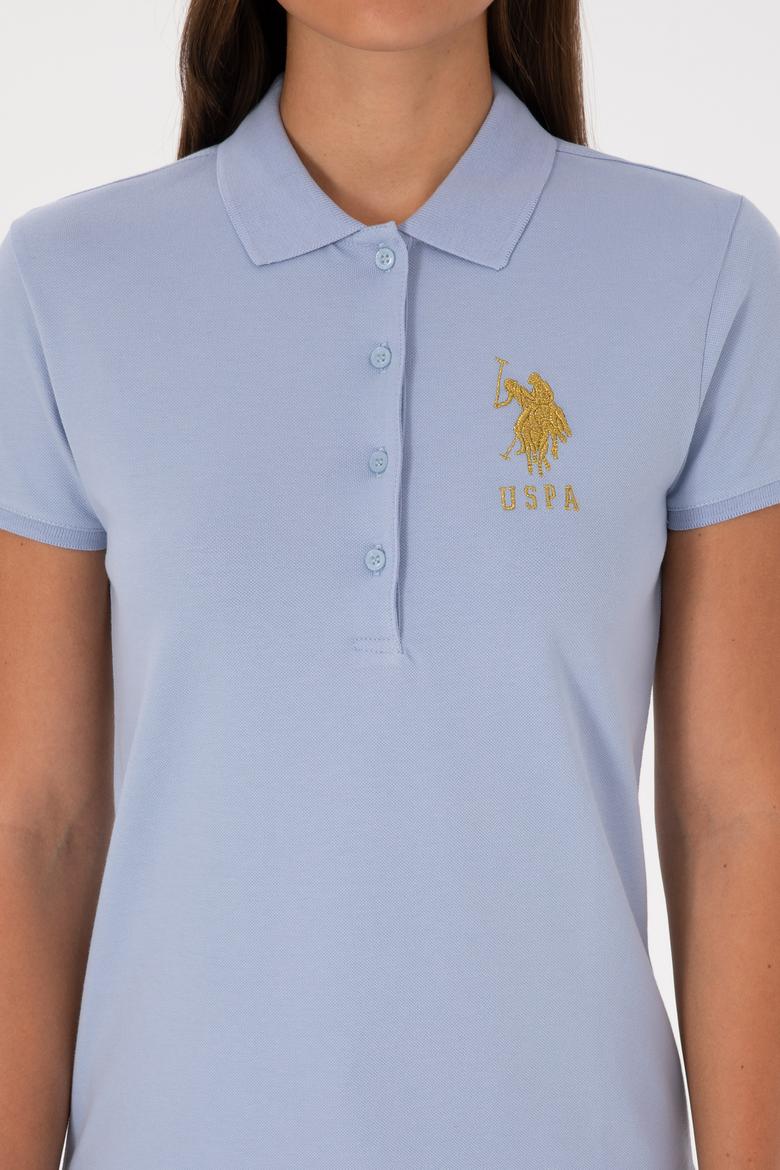 Kadın Açık Mavi Basic Tişört - 50300883112