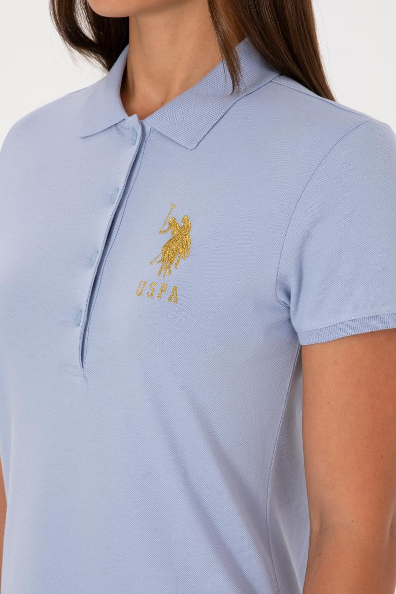 Kadın Açık Mavi Basic Tişört - 50300883112