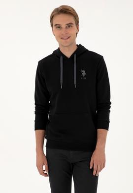 Erkek Siyah Basic Sweatshirt - 50307703021