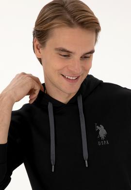 Erkek Siyah Basic Sweatshirt - 50307703021