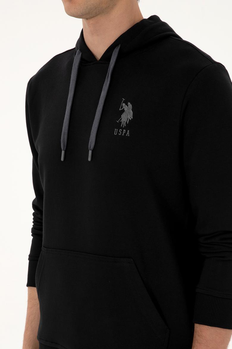 Erkek Siyah Basic Sweatshirt - 50307703021