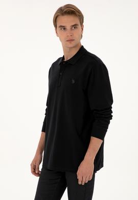 Erkek Siyah Basic Sweatshirt - 50307688019