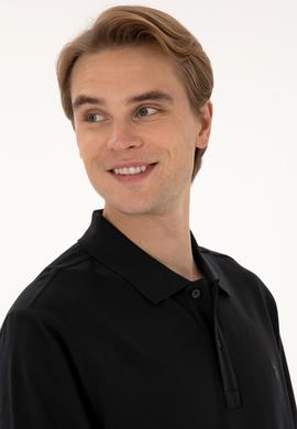 Erkek Siyah Basic Sweatshirt - 50307688019