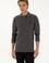 Erkek Regular Fit Polo Yaka Gri Basic Sweatshirt