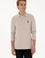 Erkek Regular Fit Polo Yaka Taş Basic Sweatshirt