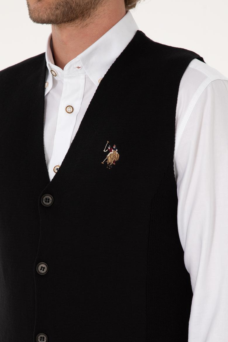 Erkek Siyah Triko Hırka - 50308565015