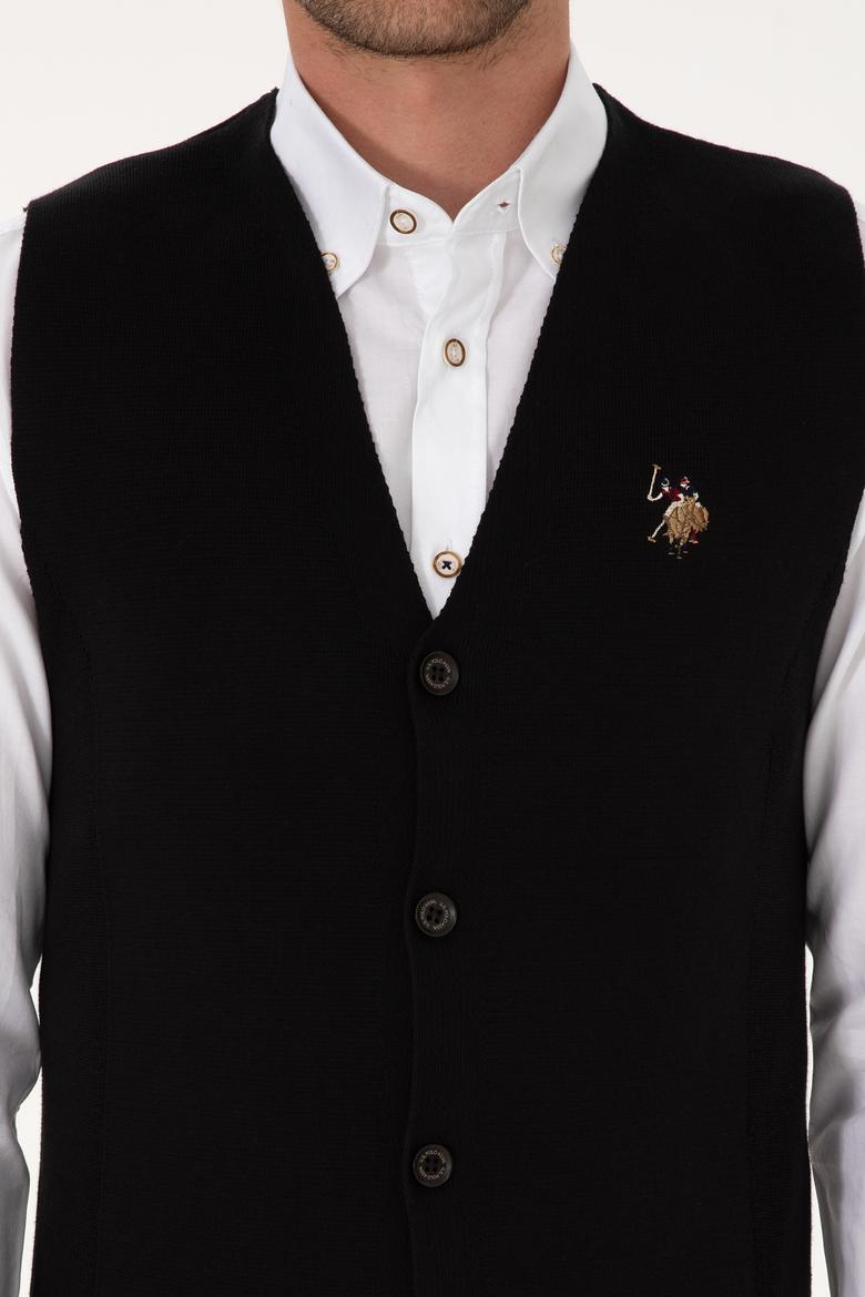 Erkek Siyah Triko Hırka - 50308565015