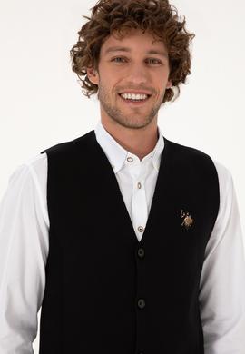 Erkek Siyah Triko Hırka - 50308565015