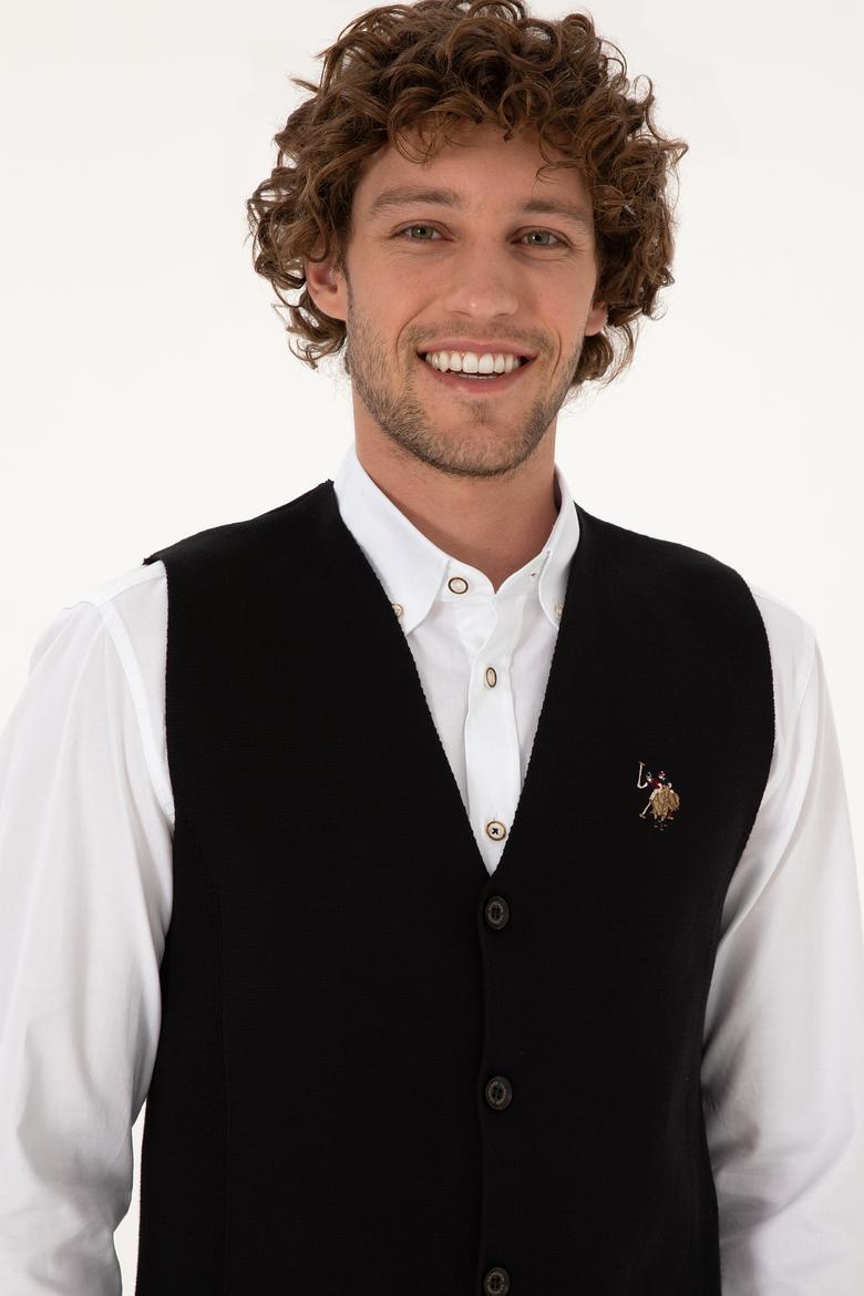 Erkek Siyah Triko Hırka - 50308565015