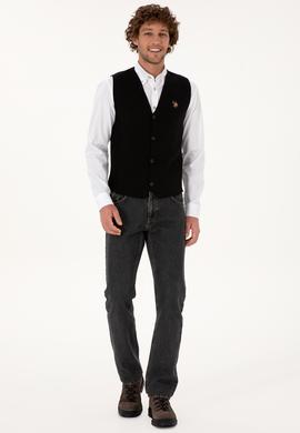 Erkek Siyah Triko Hırka - 50308565015