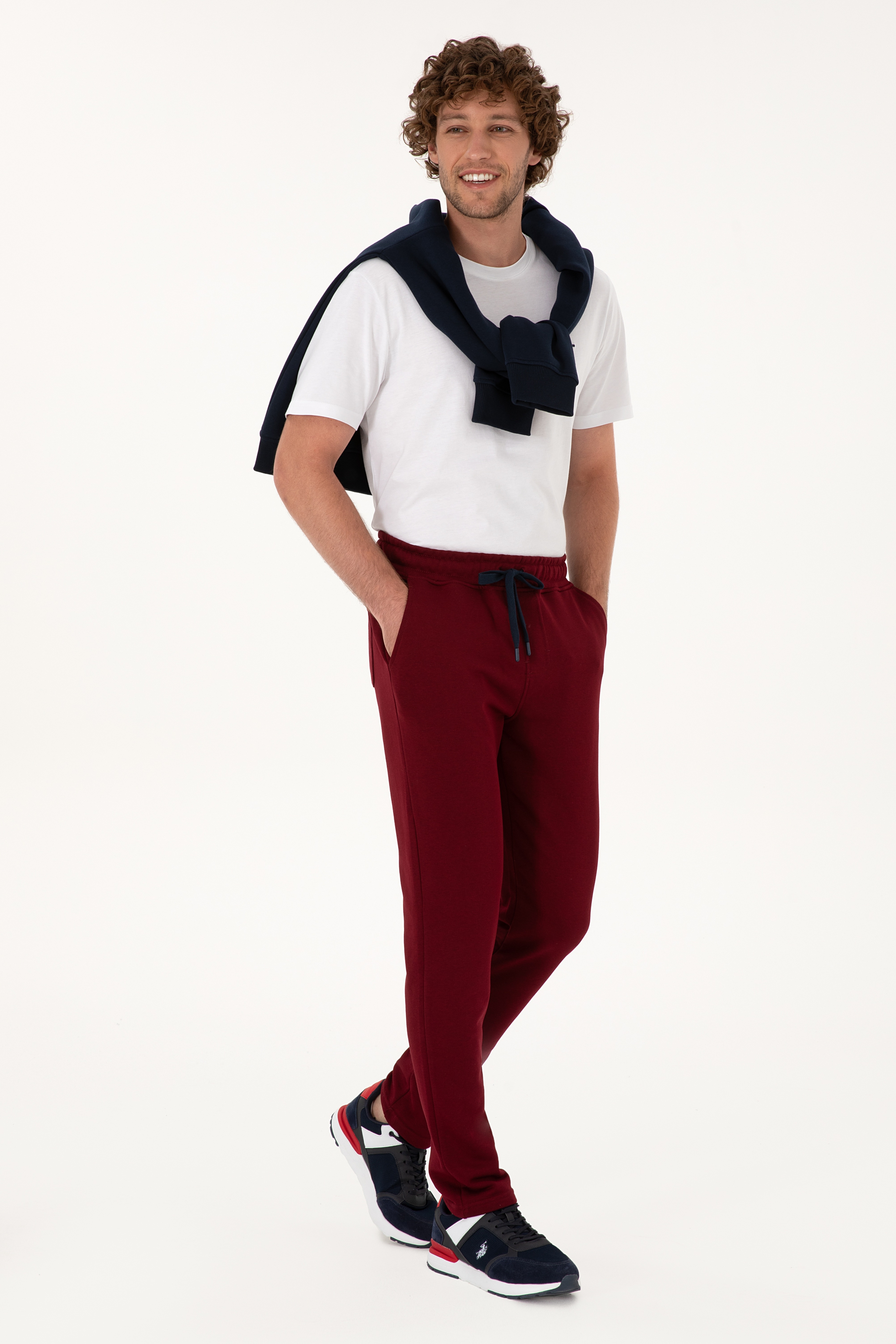 Erkek Bordo Eşofman Altı - Image 3
