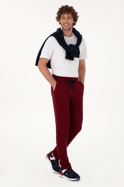 Erkek Bordo Eşofman Altı
