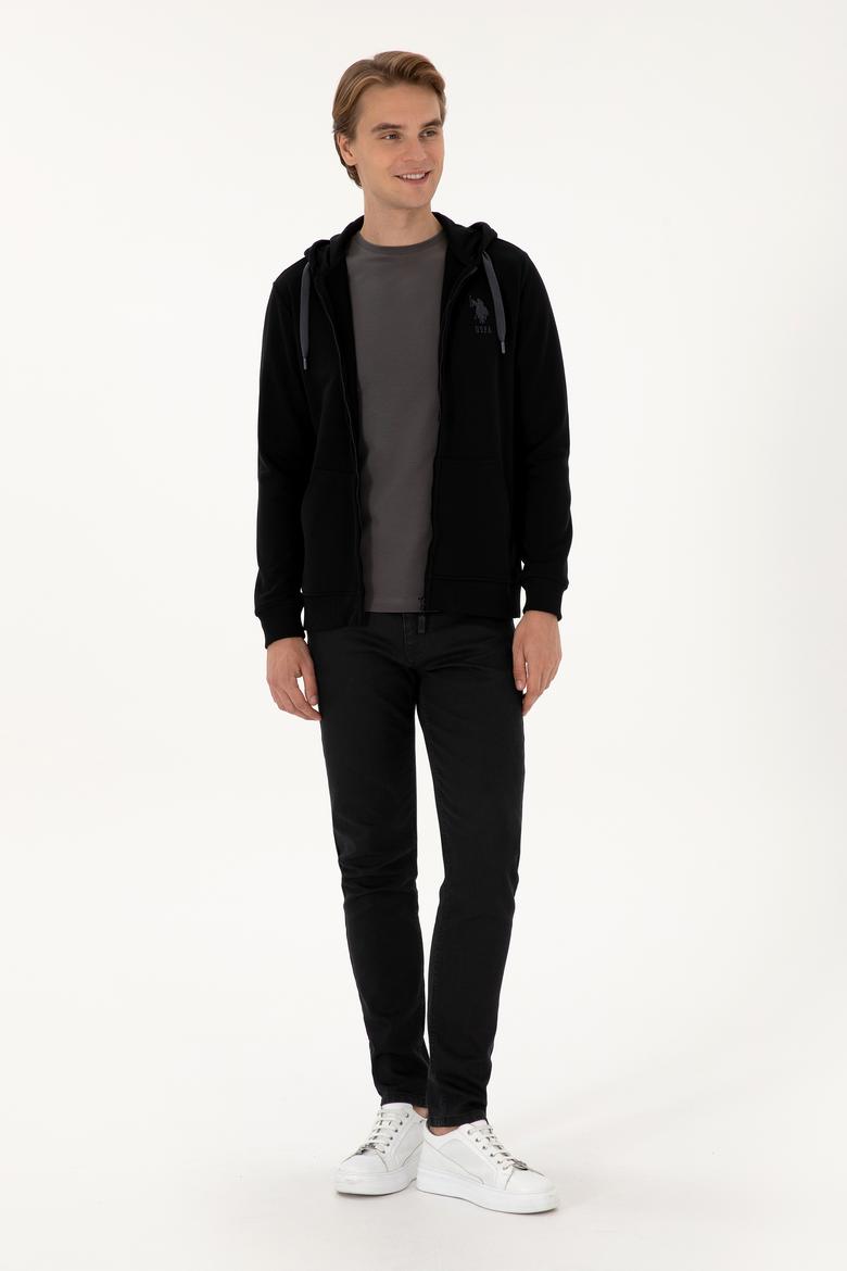 Erkek Siyah Örme Hırka - 50307765029