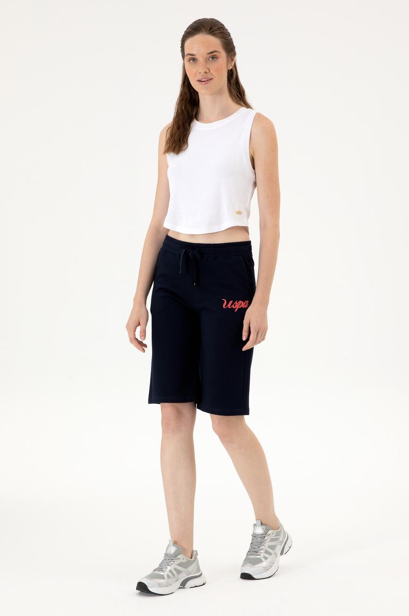 Kadın Lacivert Örme Şort