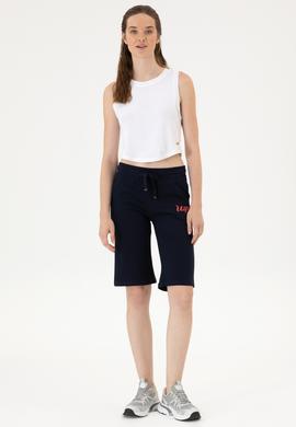 Kadın Lacivert Örme Şort - 50307841001