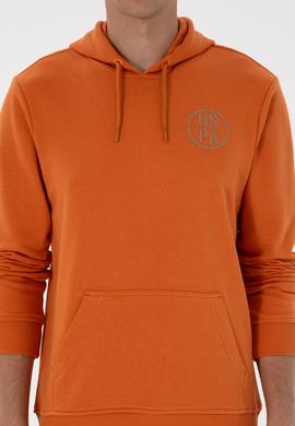 Erkek Regular Fit Kapüşonlu Bakır Sweatshirt - 50313718088