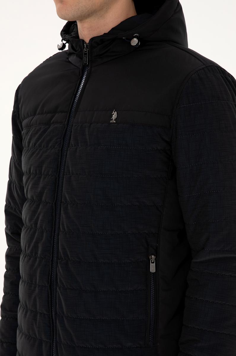 Erkek Lacivert Deri Ceket