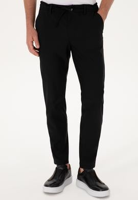 Erkek Siyah Slim Kanvas / Chino Pantolon - 50317289113