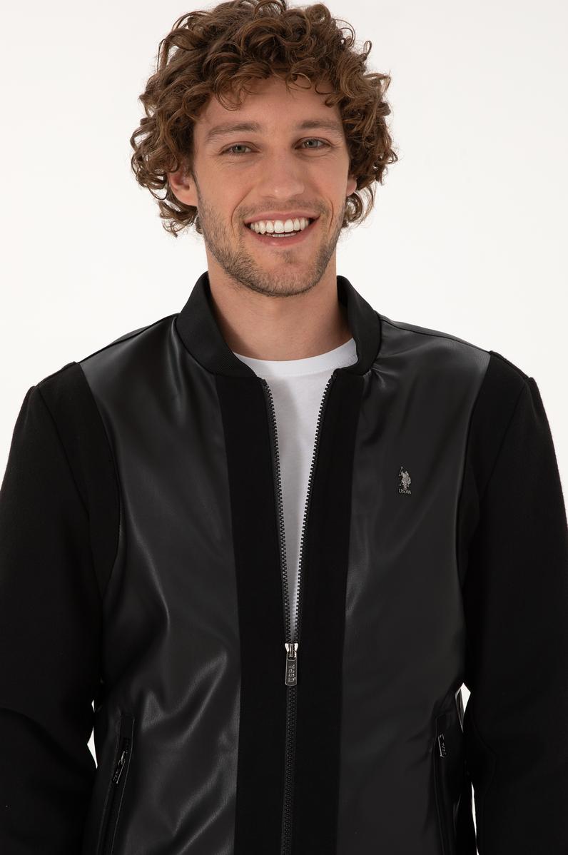 Erkek Siyah Deri Ceket