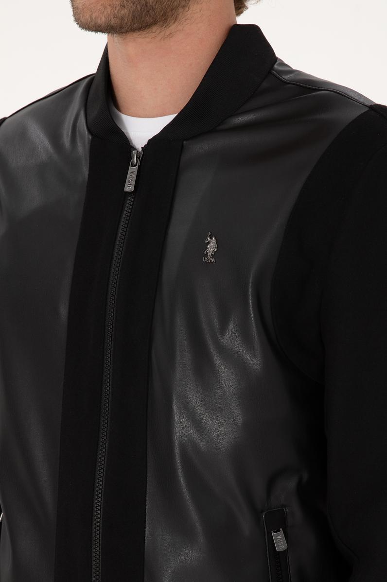 Erkek Siyah Deri Ceket