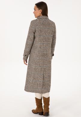 Kadın Kahverengi Kaşe Kaban - 50310312020