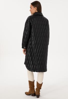 Kadın Siyah Kaban - 50308615022