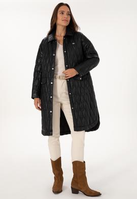 Kadın Siyah Kaban - 50308615022