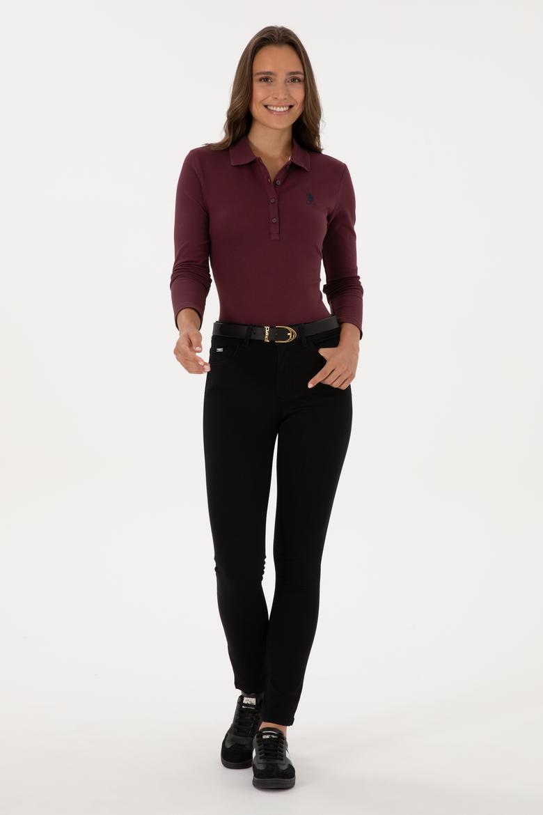 Kadın Siyah Toothpick Fit Jean Pantolon