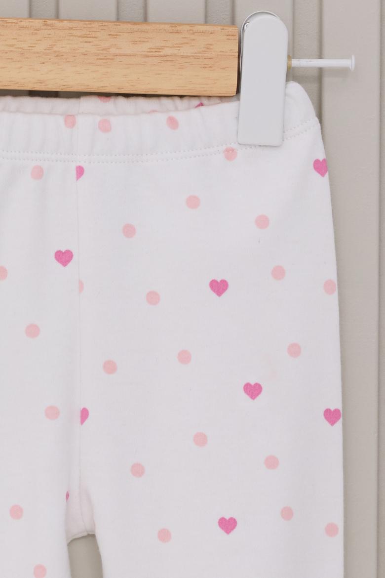 Kız Bebek Beyaz Hastane Çıkışı %100 Pamuk 5'li Zıbın Set - 50322796001