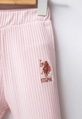 Kız Bebek Pembe Fitilli %100 Pamuk Pijama Takımı - 50322901005