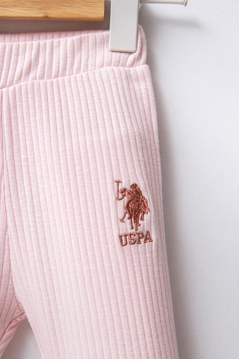 Kız Bebek Pembe Fitilli %100 Pamuk Pijama Takımı - 50322901005