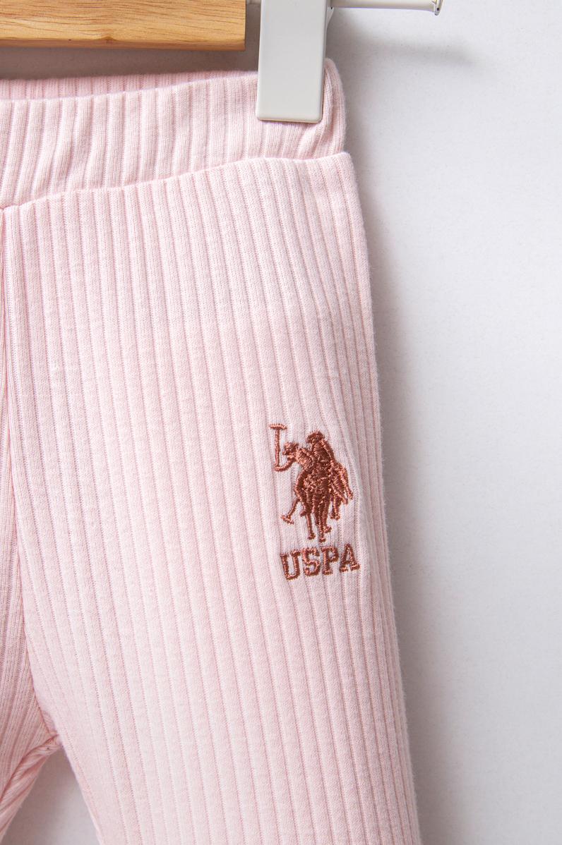 Kız Bebek Pembe Fitilli %100 Pamuk Pijama Takımı