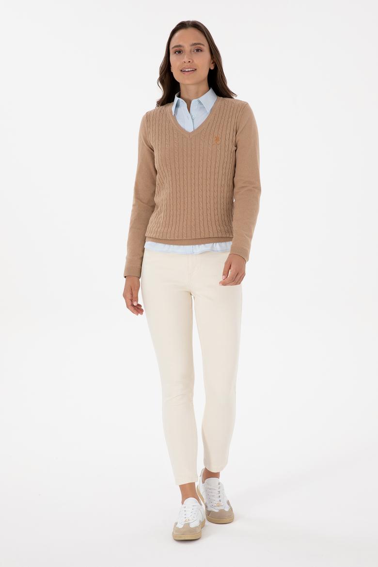 Kadın Taş Slim High Waist Fit Jean Pantolon - 50315756005