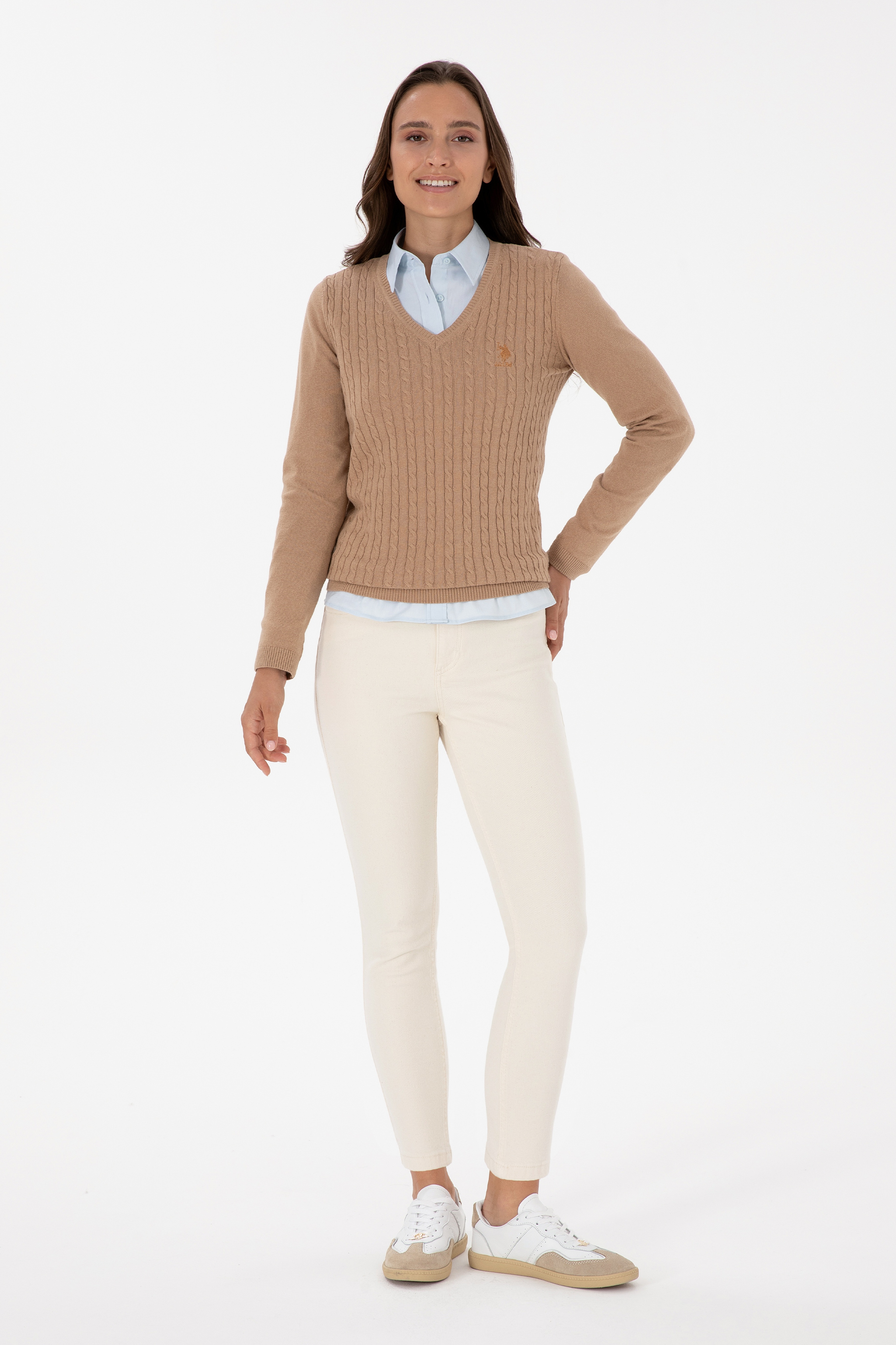 Kadın Taş Slim High Waist Fit Jean Pantolon