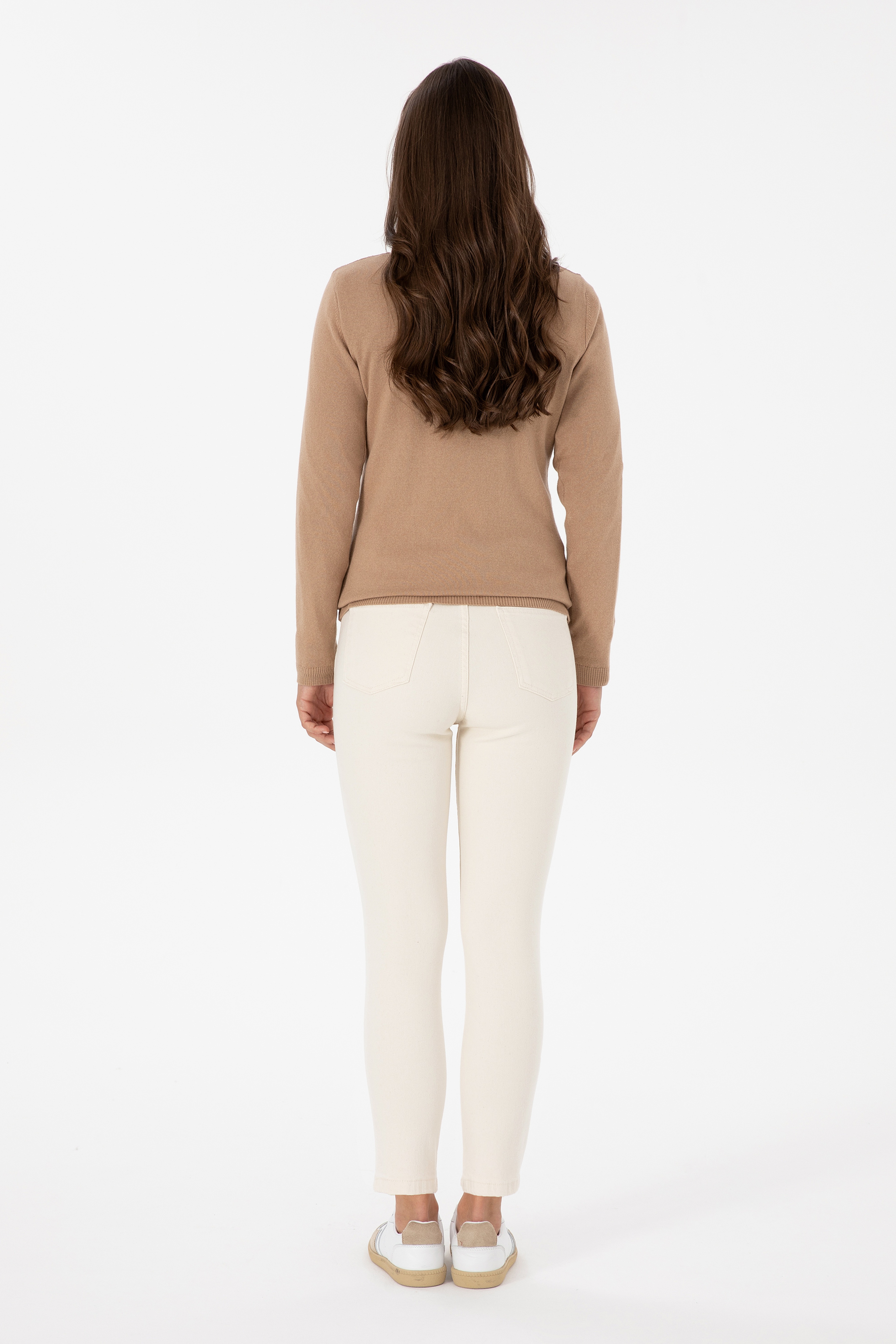 Kadın Taş Slim High Waist Fit Jean Pantolon
