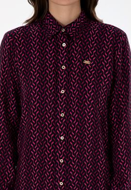 Kadın Fuşya Uzun Kollu Gömlek - 50310242018