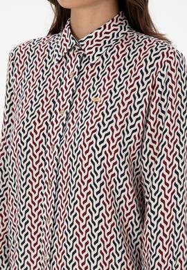 Kadın Beyaz Uzun Kollu Gömlek - 50310242027