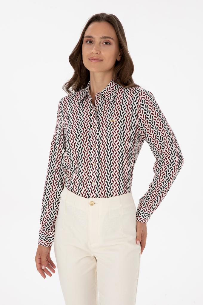 Kadın Beyaz Uzun Kollu Gömlek